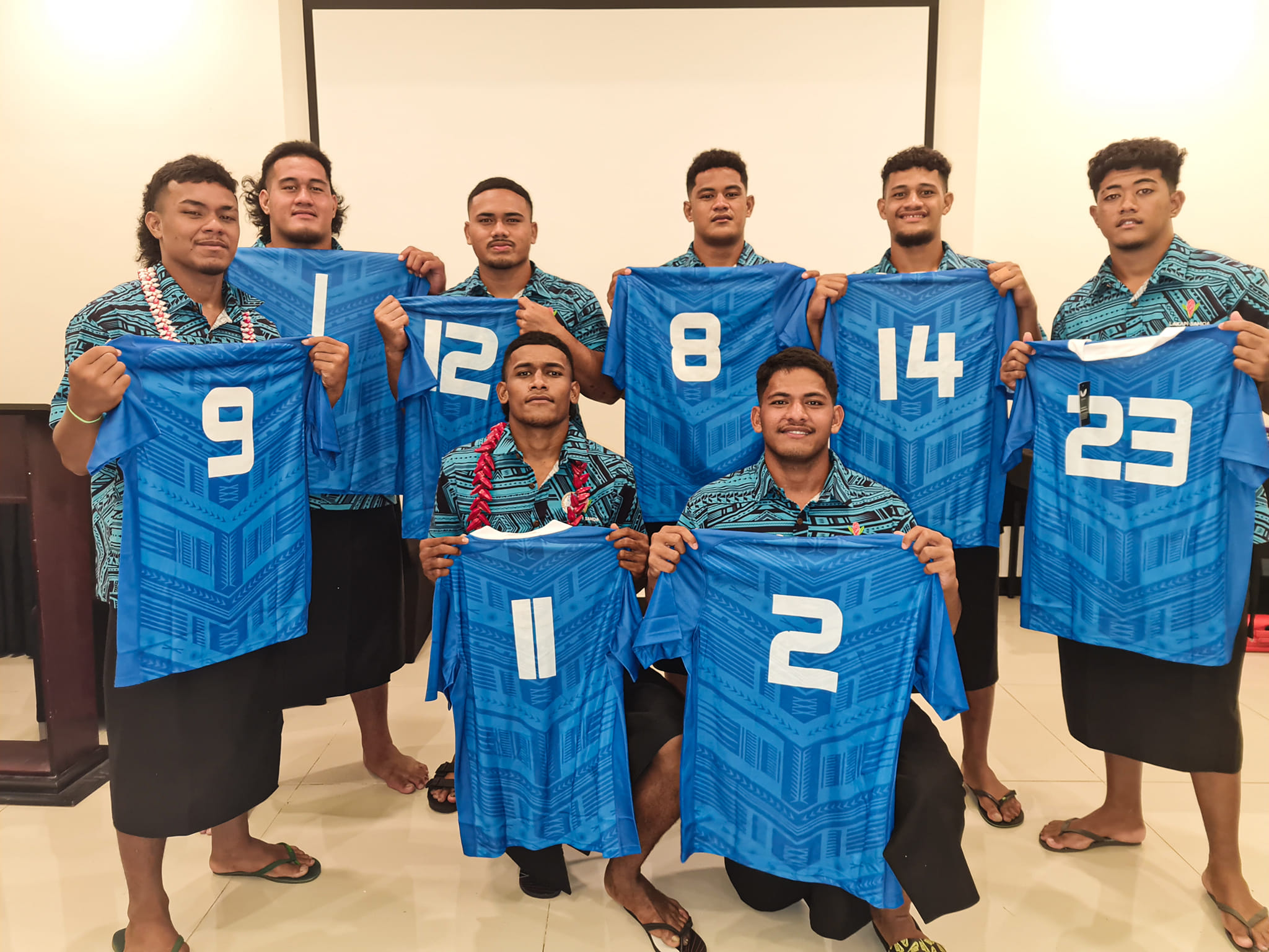 Junior Manu Samoa team for the Oceania Rugby U20 Trophy 2022 Round 1
